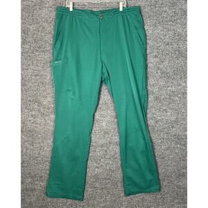 Healing Hands HH Works Womens Scrub Pants Size XL Green Medical Hospital